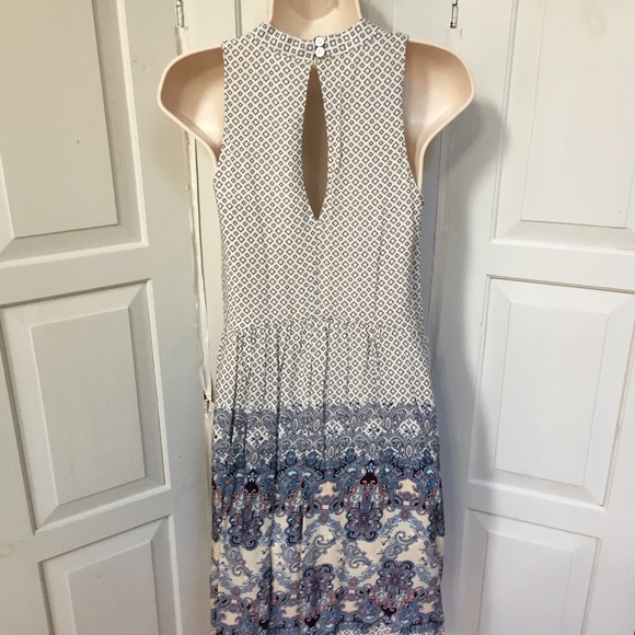 Francesca's Alya Paisley Boho Sleeveless Dress - Picture 11 of 14